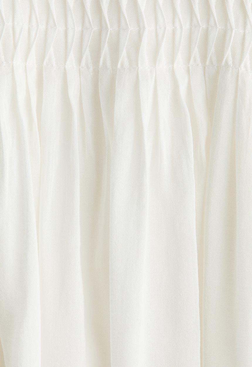 H&M - Pintucked blouse - white