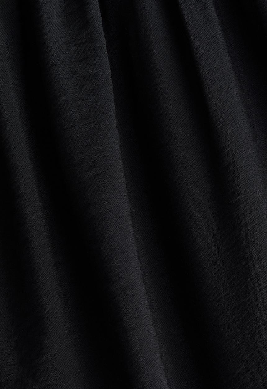 H&M - Smocked-detail dress - black