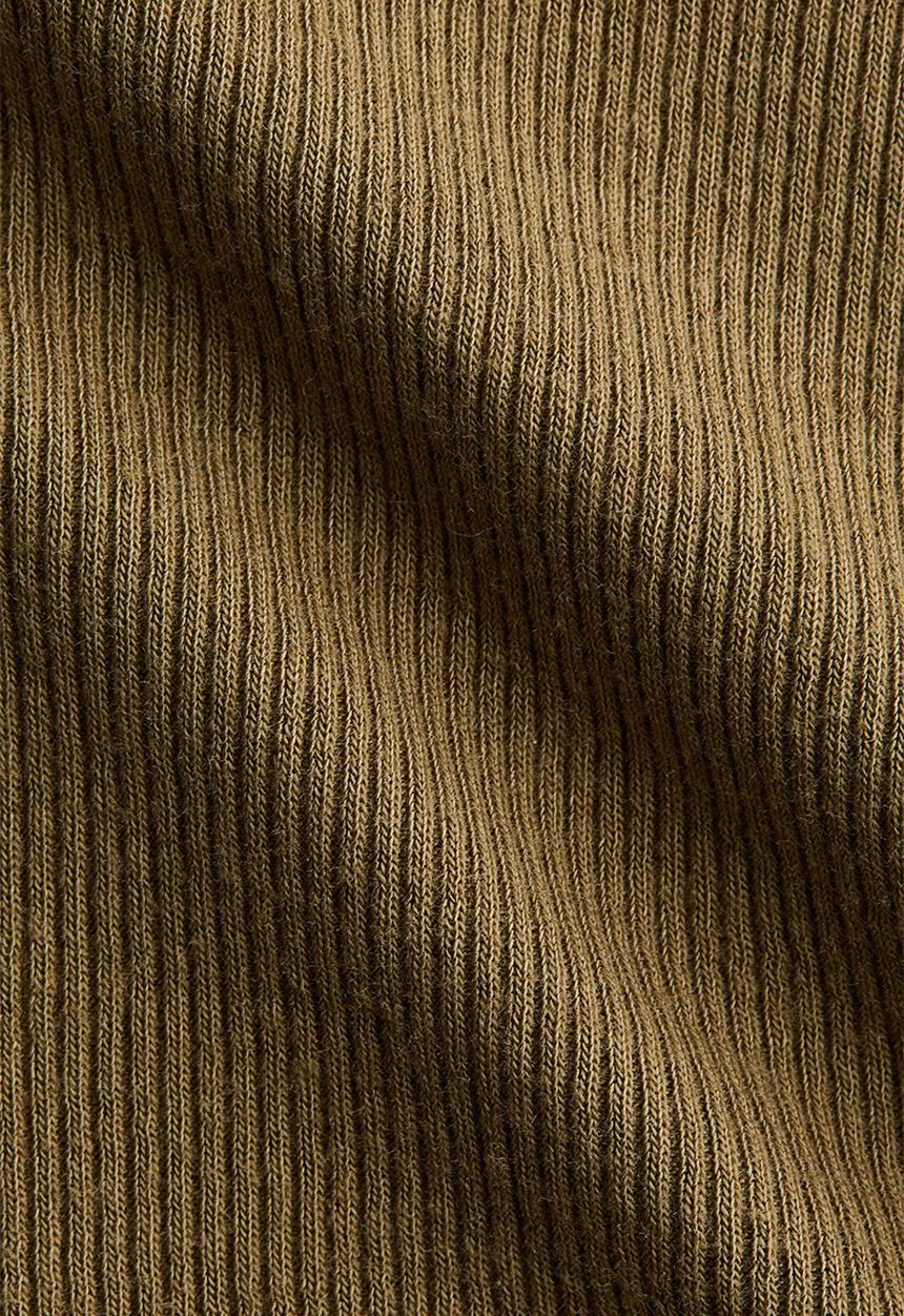 H&M - Ribbed jersey body - khaki green