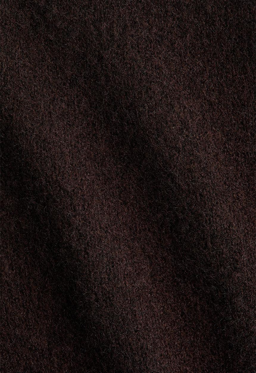 H&M - Wide knitted trousers - dark brown