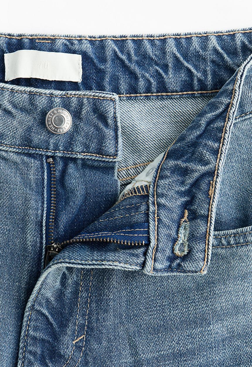 H&M - Wide high jeans - denim blue