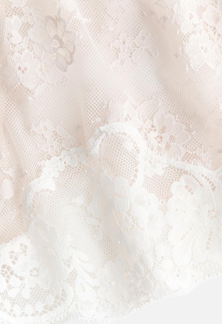 H&M - Lace shortie briefs - pale beige
