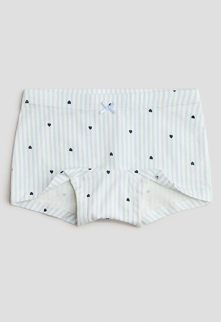 H&M - 5-Pack boxer briefs - blue/hearts