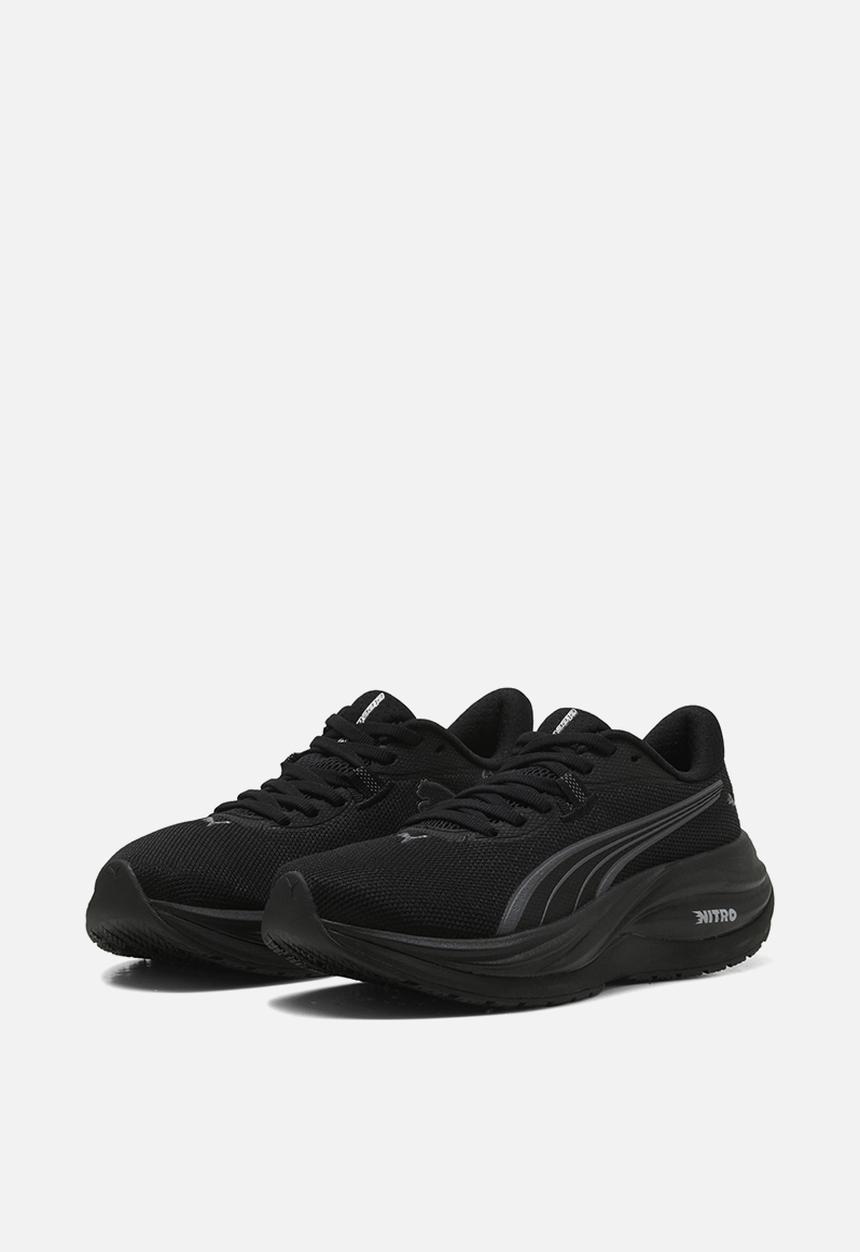 PUMA - Electrify Nitro 5 Jr - Puma Black-Moody Gray-Puma Silver
