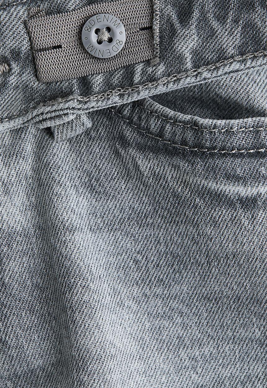 H&M - Wide leg jeans - light denim grey