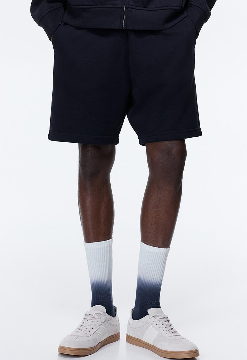H&M - Regular fit sweatshorts - navy blue