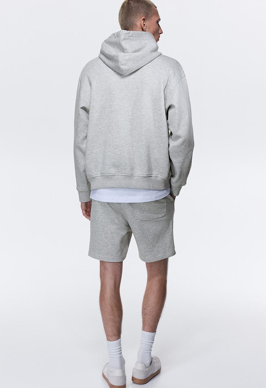 H&M - Regular fit sweatshorts - light grey marl