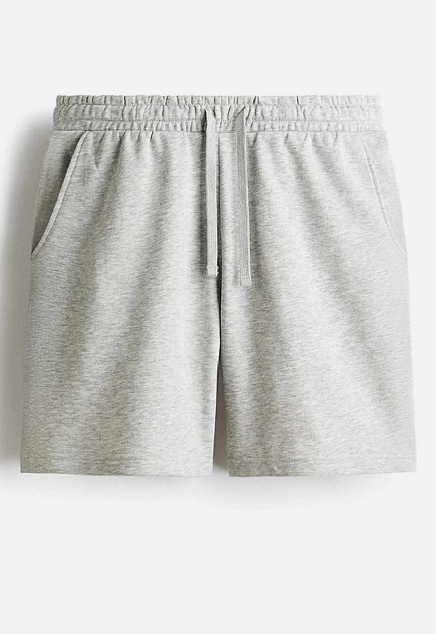 H&M - Regular fit sweatshorts - light grey marl