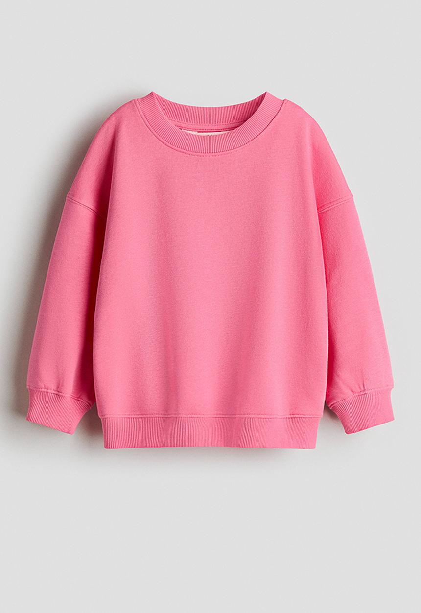 H&M - Oversized brushed-inside sweatshirt - dark pink