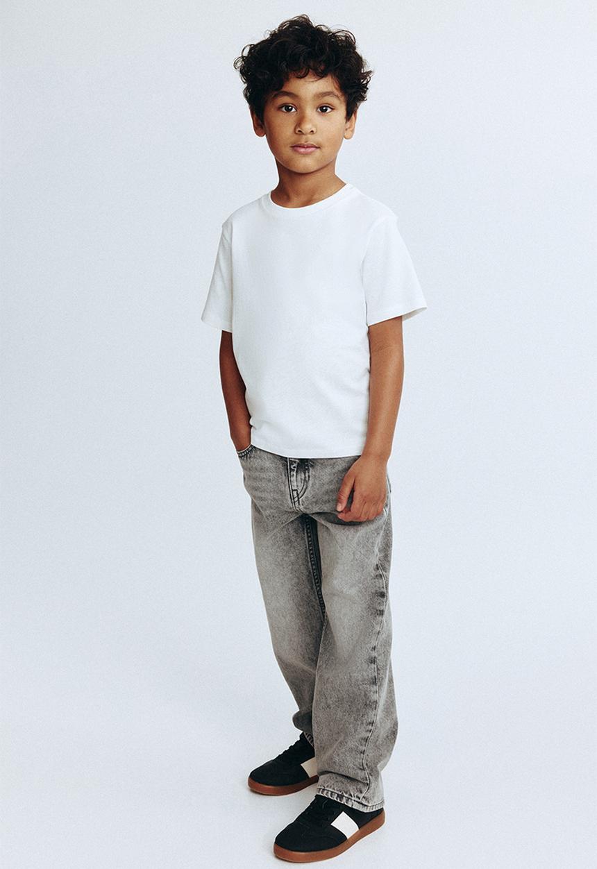 H&M - Loose fit jeans - light denim grey