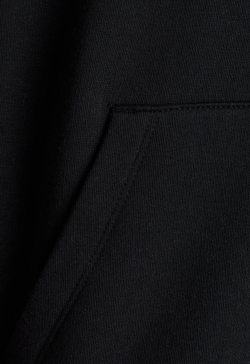 H&M - Zip-through hoodie - black