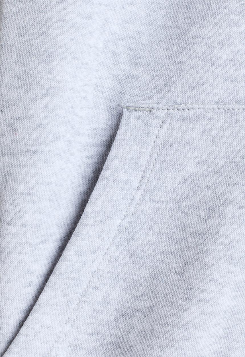 H&M - Zip-through hoodie - light grey marl