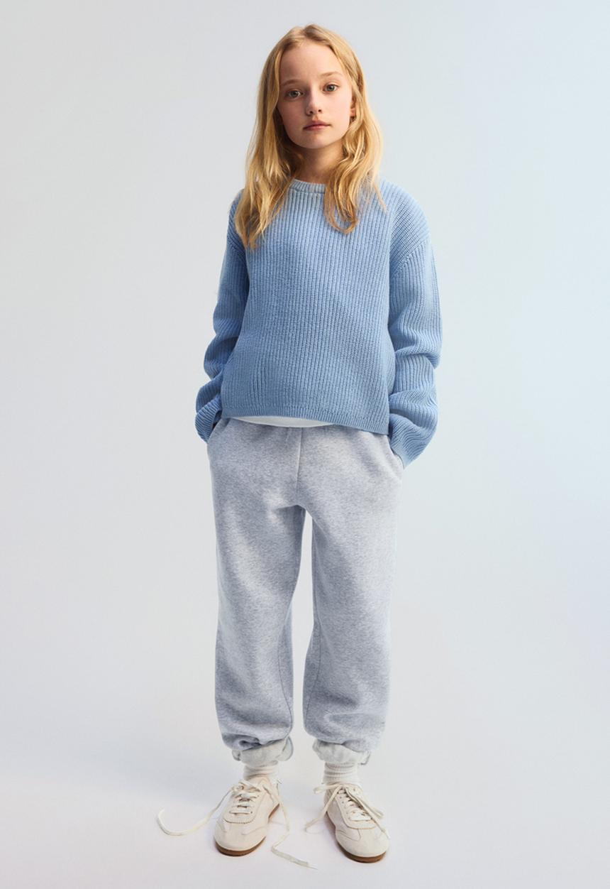 H&M - Sweatshirt joggers - light grey marl