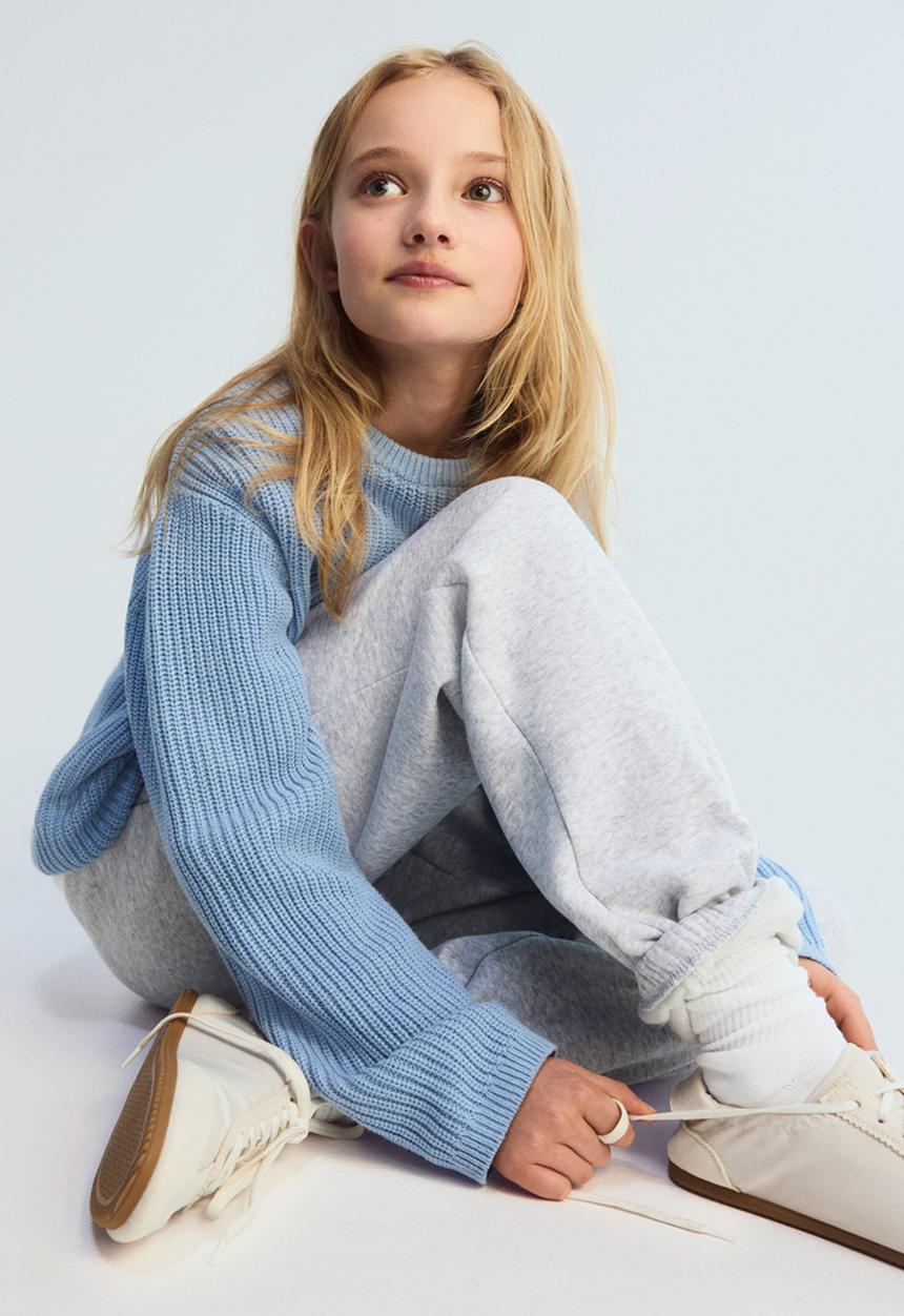 H&M - Sweatshirt joggers - light grey marl