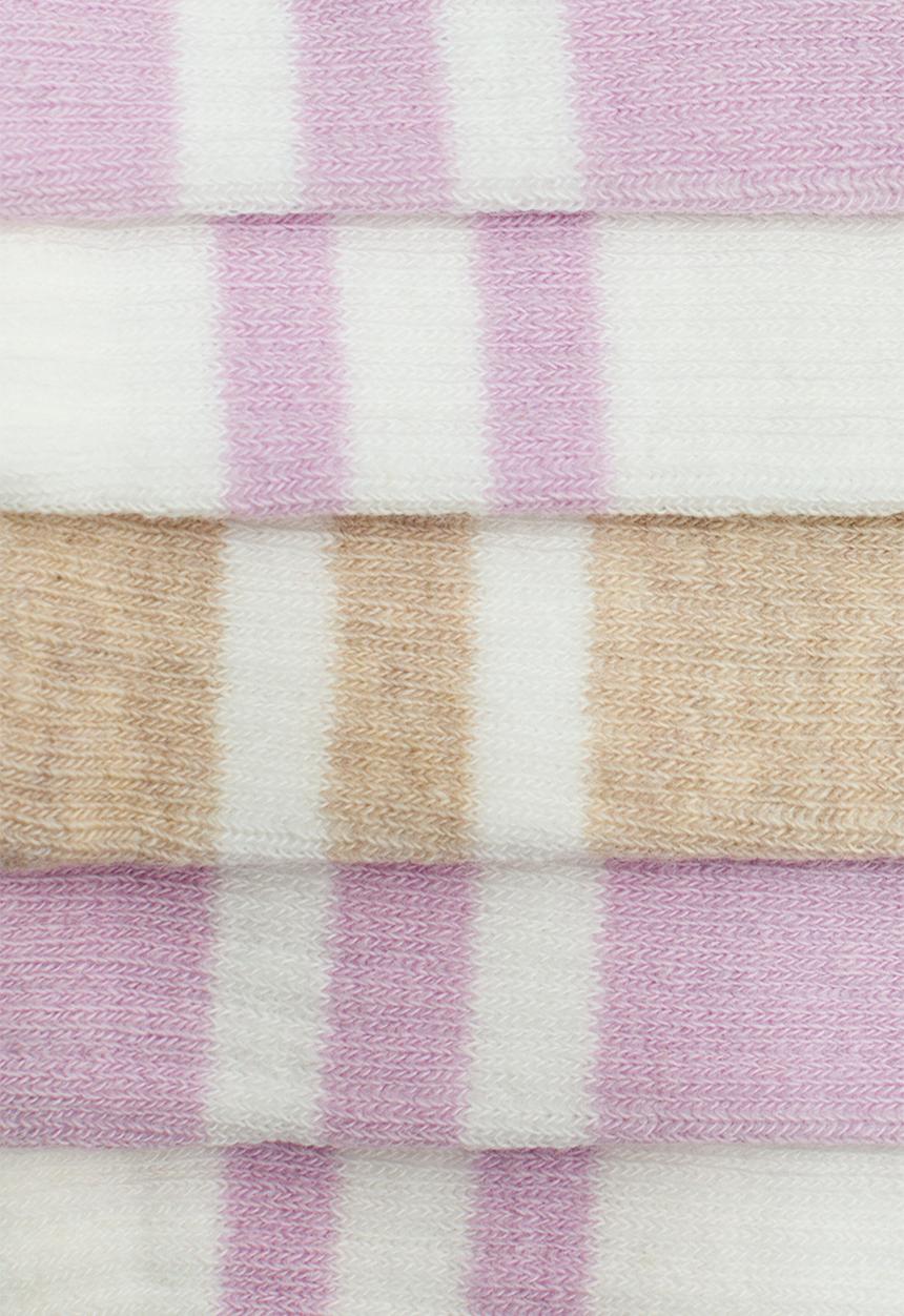 H&M - 5-Pack socks - pink/beige marl