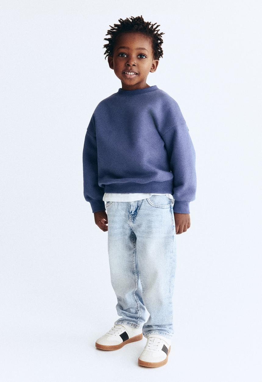 H&M - Relaxed fit jeans - light denim blue