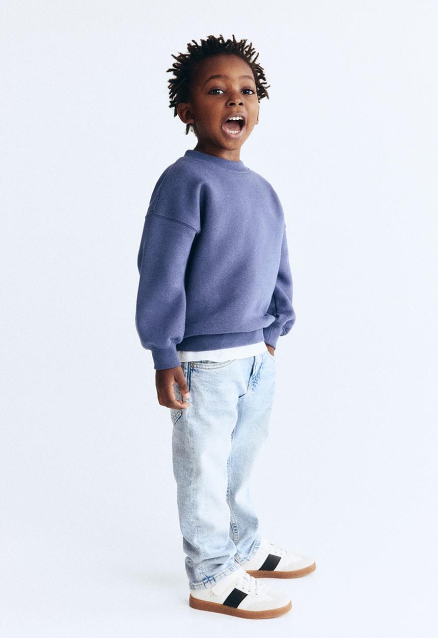 H&M - Relaxed fit jeans - light denim blue