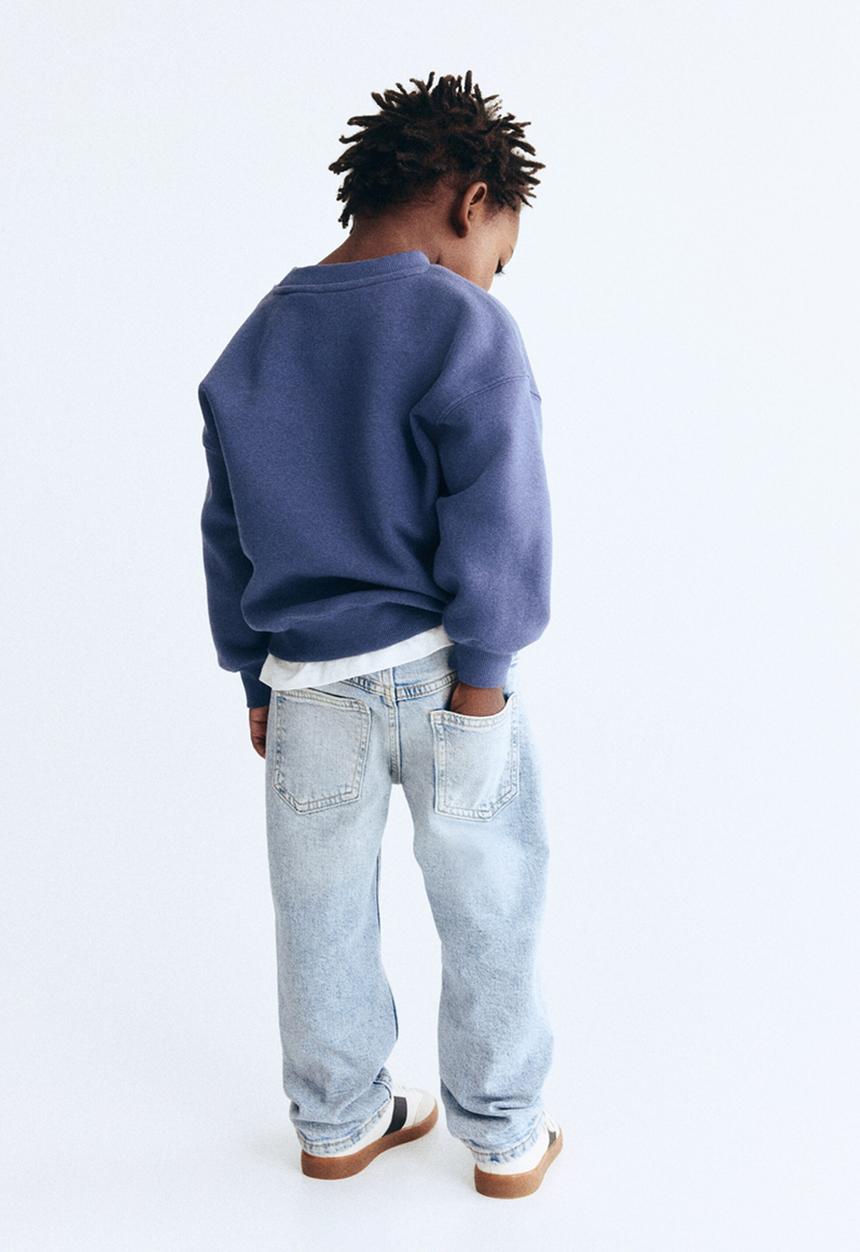 H&M - Relaxed fit jeans - light denim blue