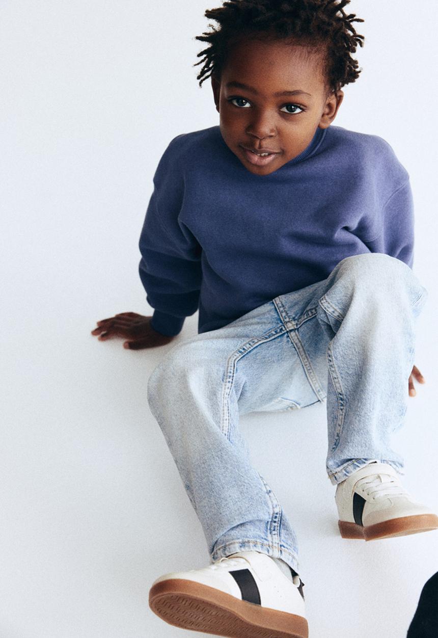 H&M - Relaxed fit jeans - light denim blue