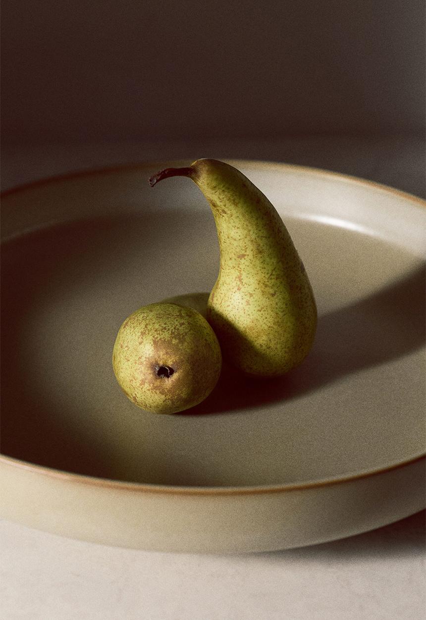 H&M - Reactive-glaze stoneware serving bowl - beige