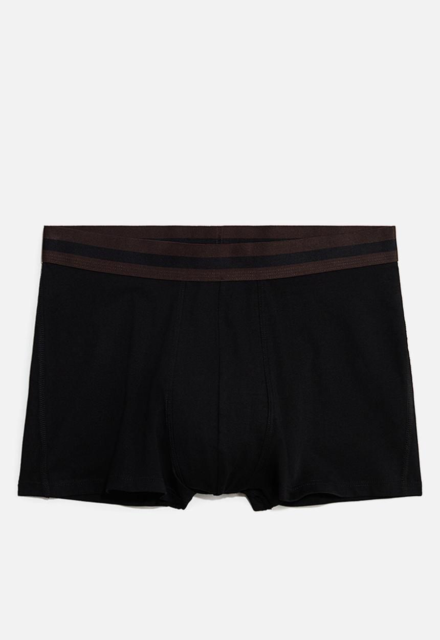 H&M - 3-Pack short trunks with lycra - black
