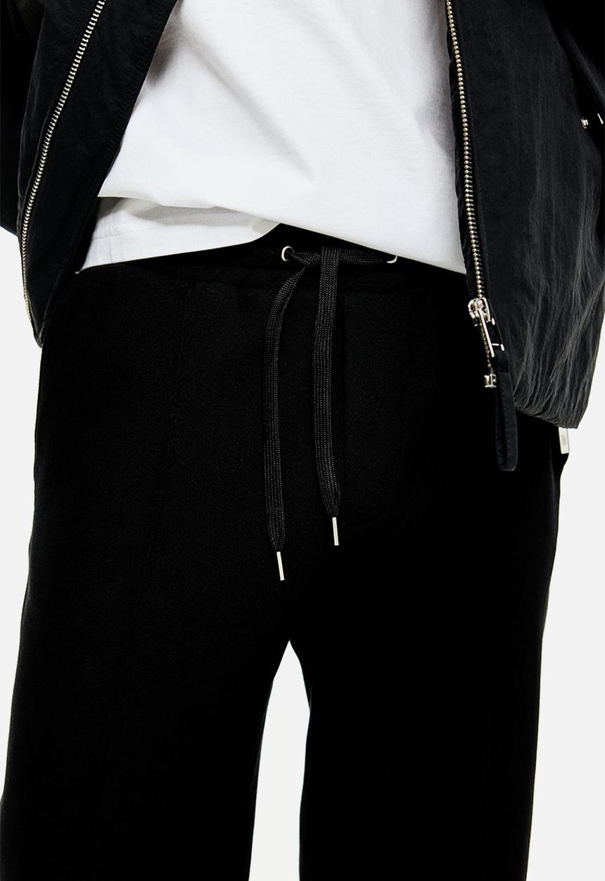 H&M - Regular fit tailored joggers - black