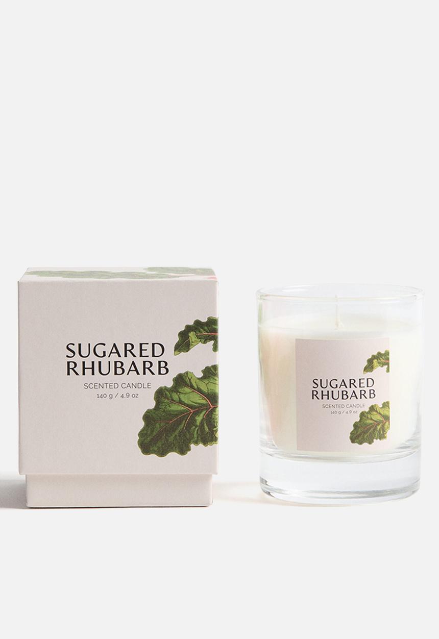 H&M - Scented candle in glass holder - sugared rhubarb