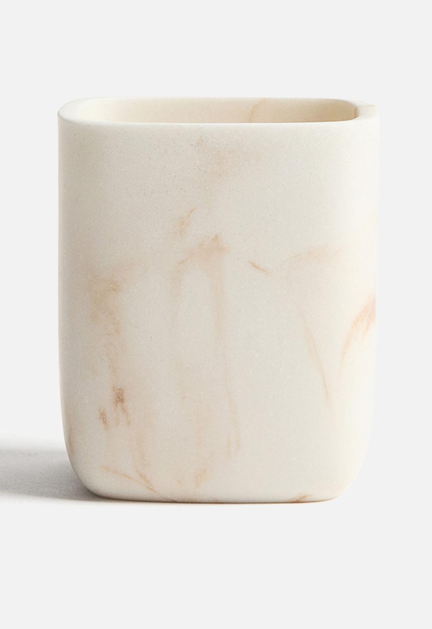 H&M - Toothbrush mug - light beige
