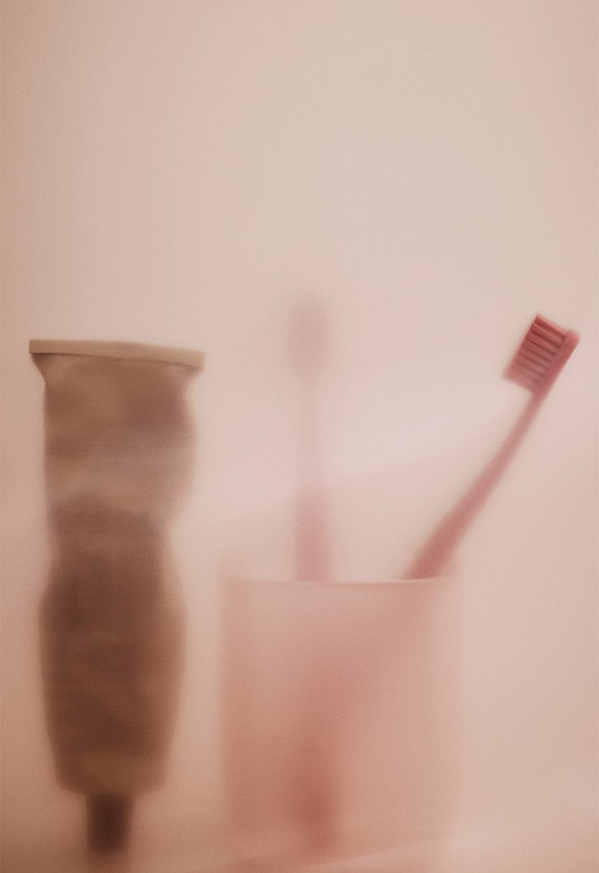 H&M - Toothbrush mug - light pink