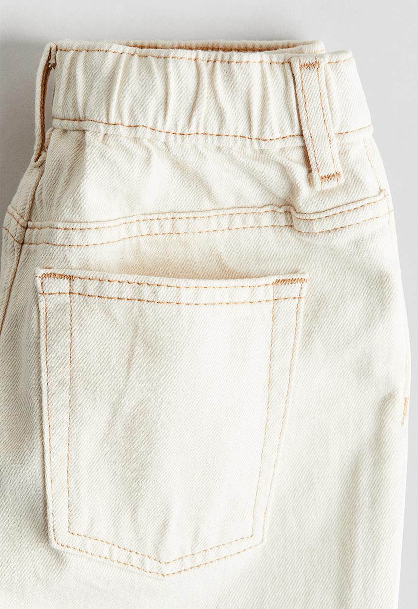 H&M - Loose fit jeans - light beige