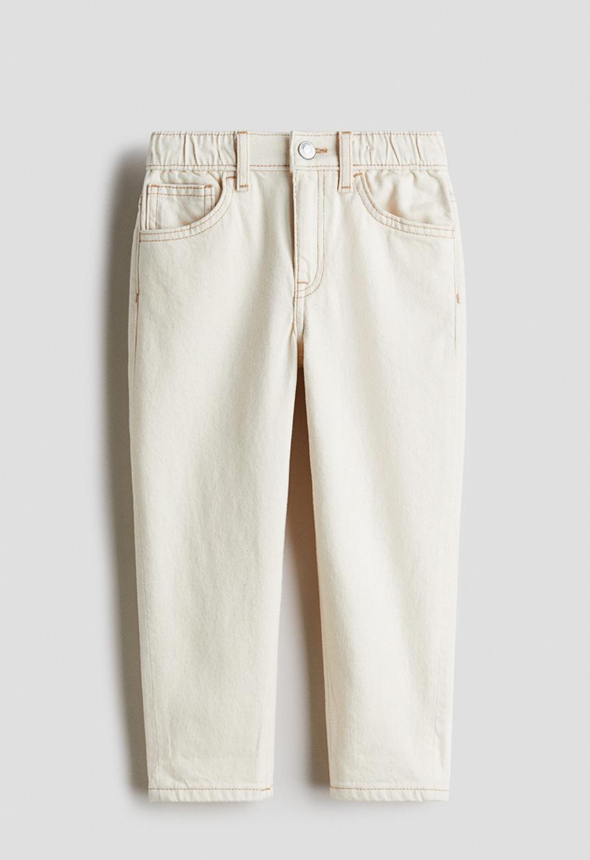 H&M - Loose fit jeans - light beige
