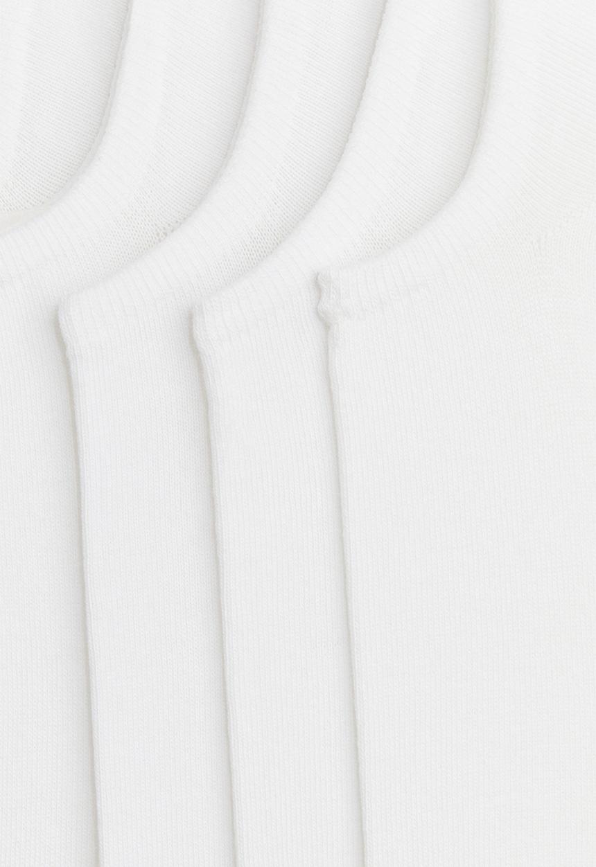 H&M - 5-Pack trainer socks with lycra - white