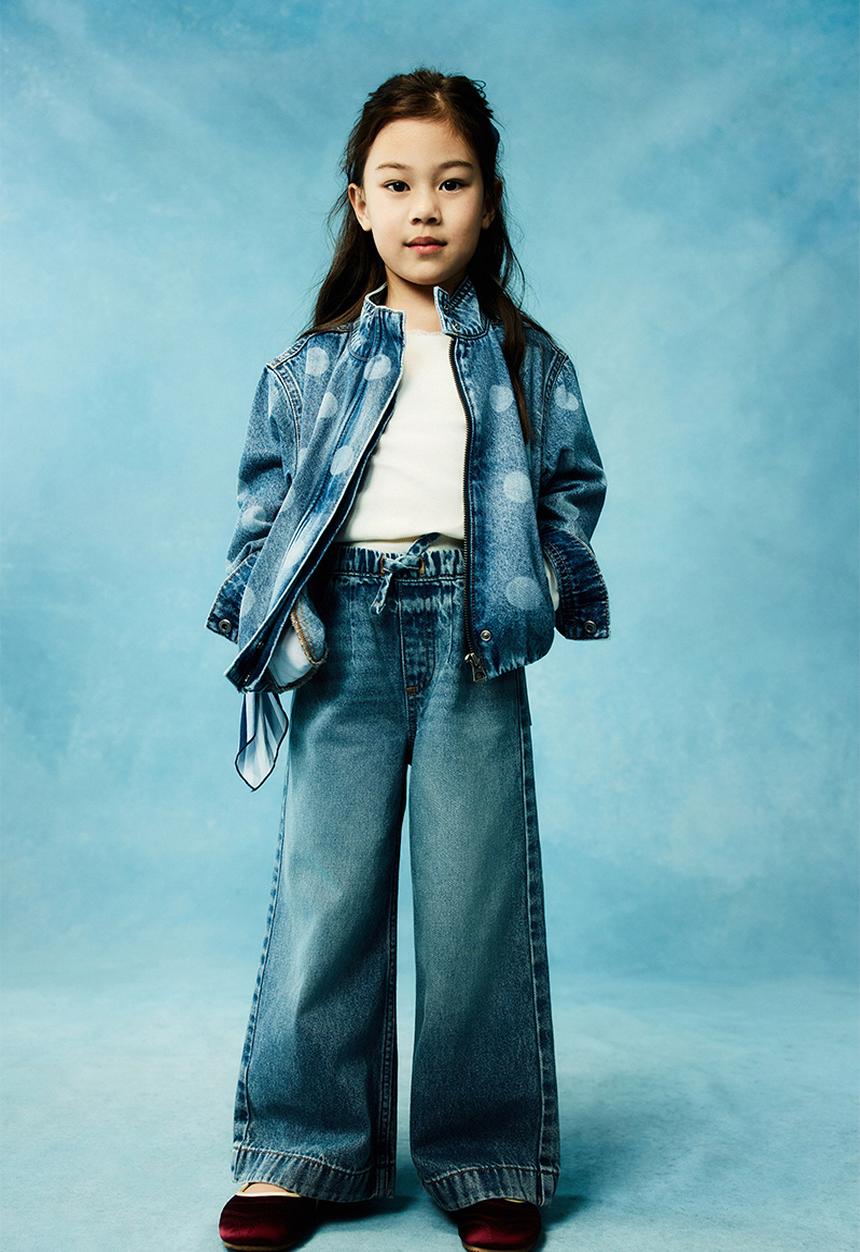 Cotton On - Relaxed Wide Leg Denim Jean - Blue Haven Mid Blue