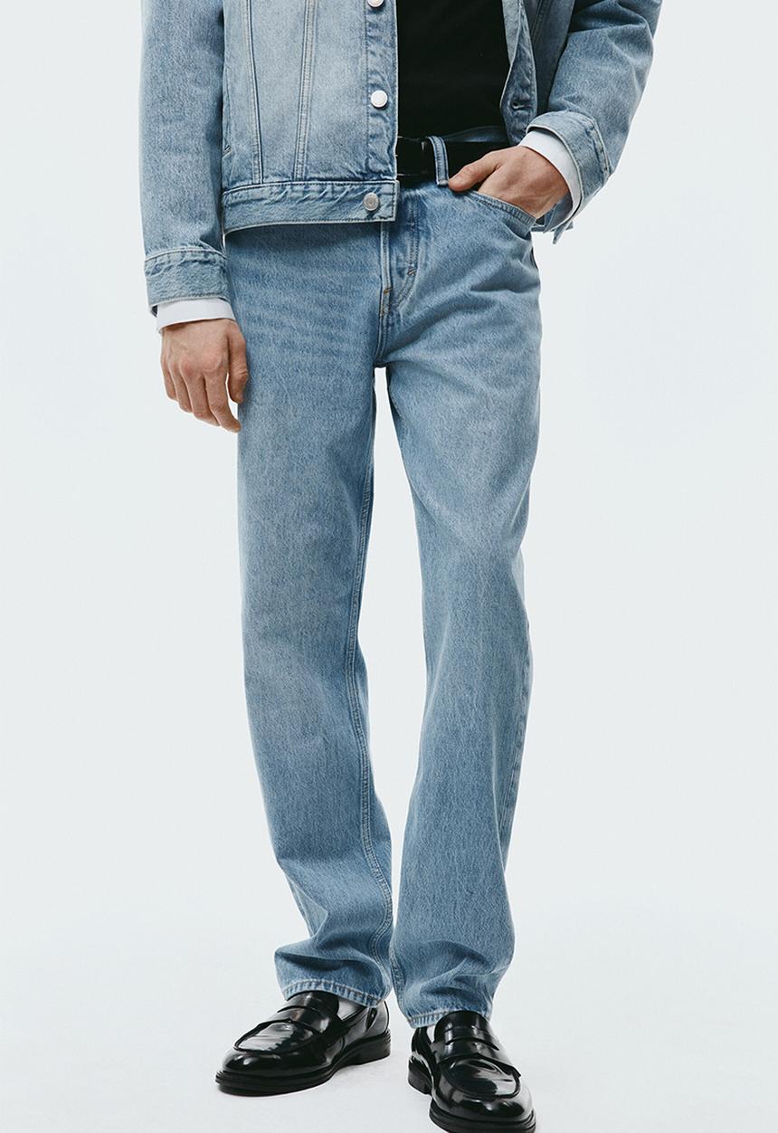 H&M - Original straight jeans - light denim blue