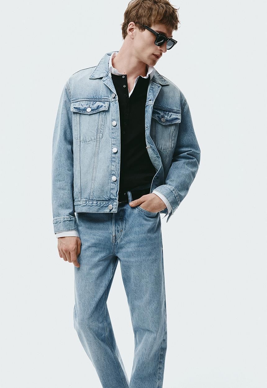 H&M - Original straight jeans - light denim blue