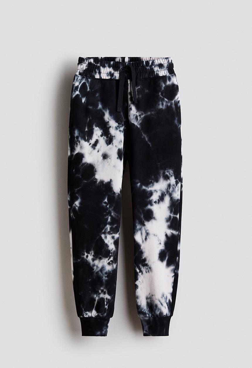 H&M - Joggers - black/tie-dye