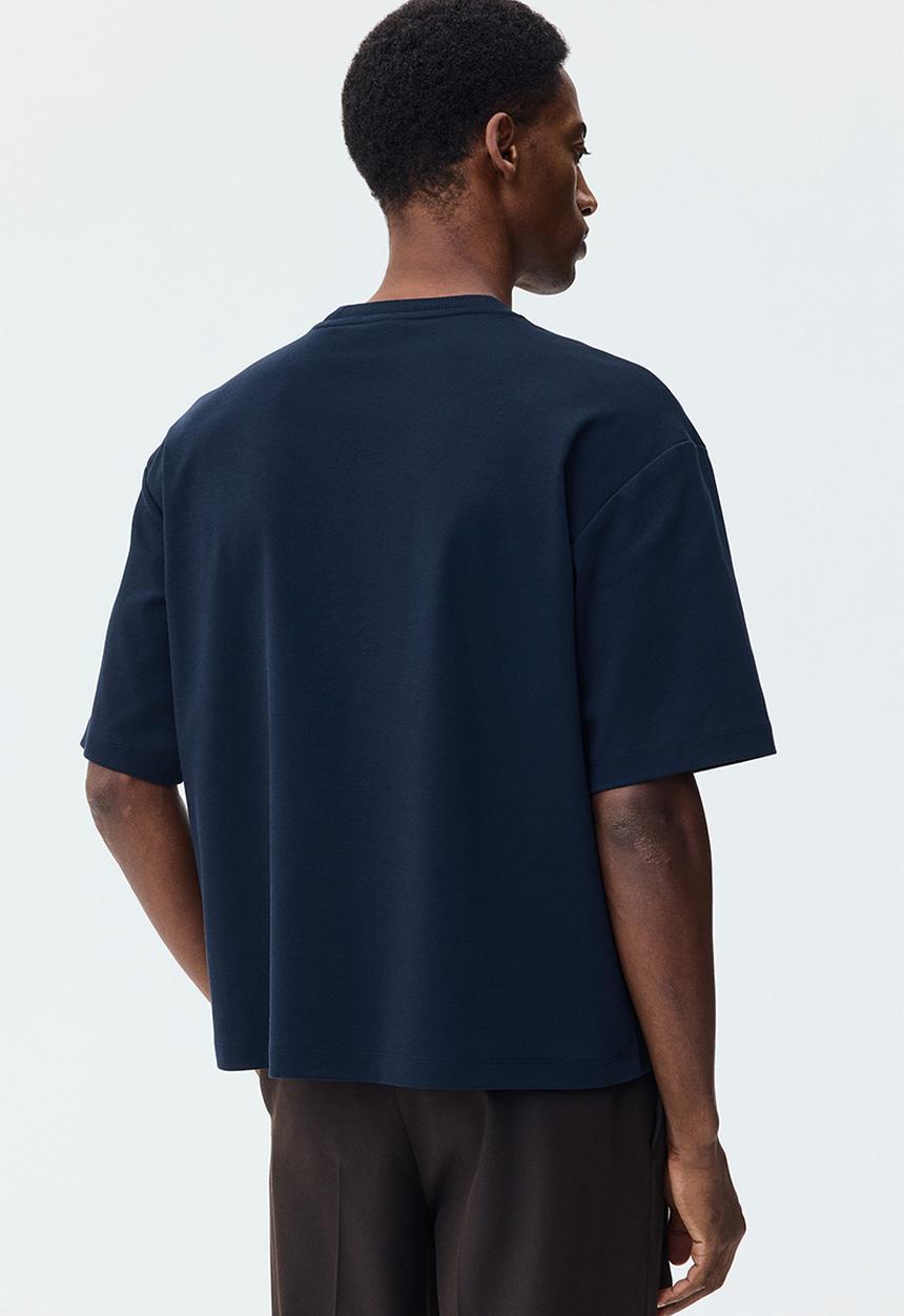 H&M - Oversized fit T-shirt - navy blue