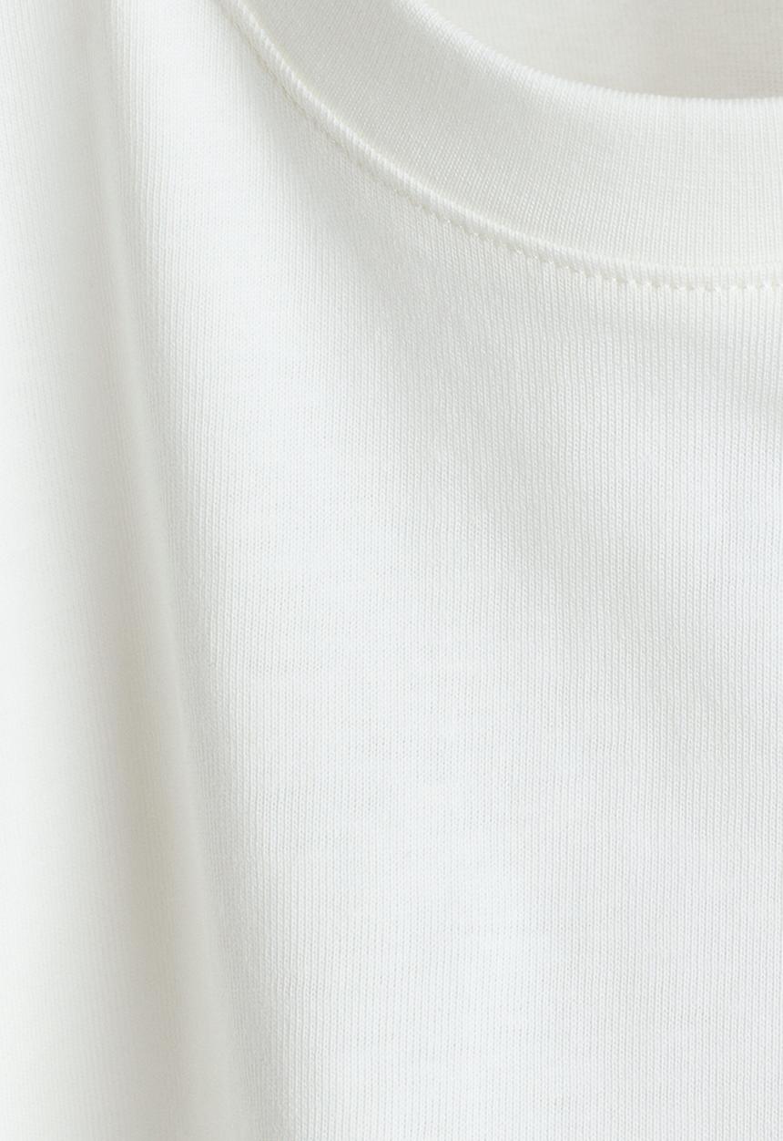 H&M - Boxy cotton t-shirt - white