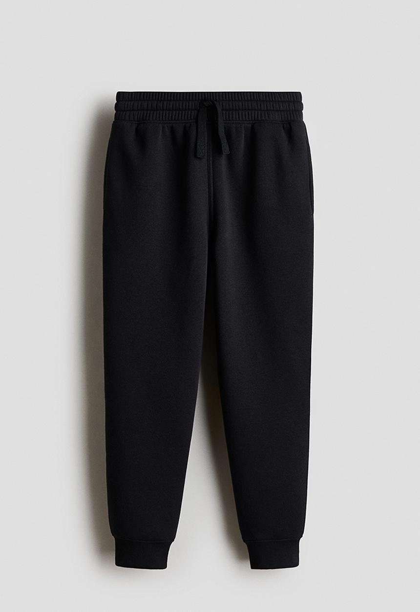 H&M - Brushed-inside joggers - black