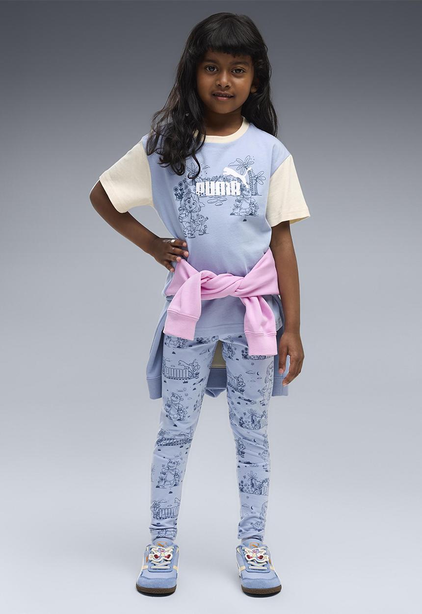 PUMA - Puma X Dora The Explorer Relaxed Graphic Tee - Chambray Blue
