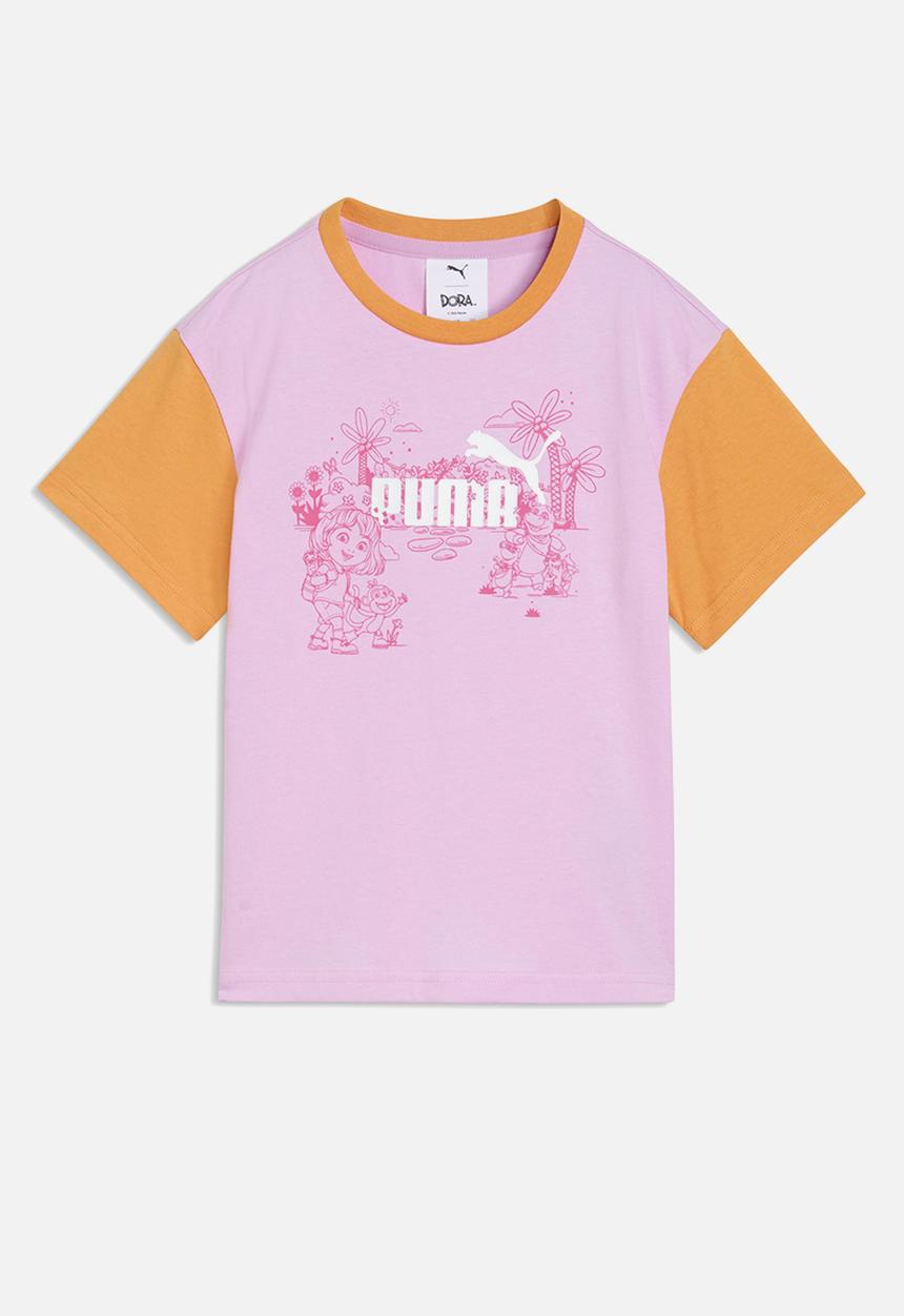 PUMA - Puma X Dora The Explorer Relaxed Graphic Tee - Mauve Glow