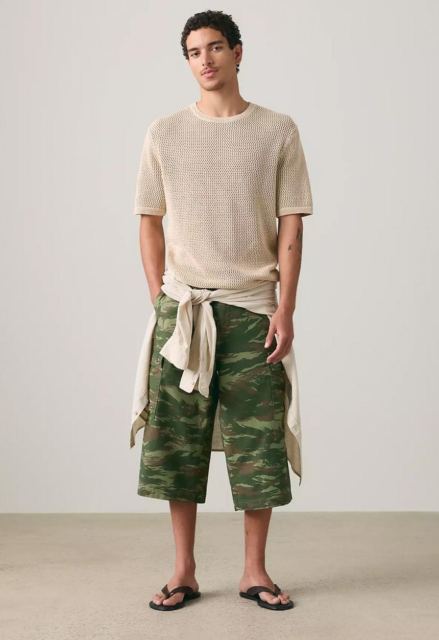 Levi’s® - 478 BAGGY CAPRI UTILITY ABSTRACT LIZARD
