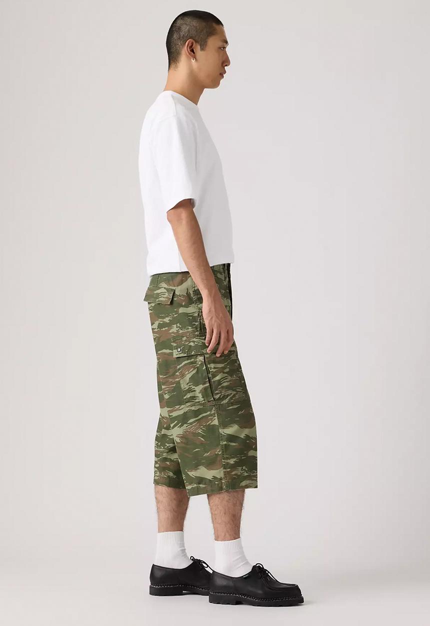 Levi’s® - 478 BAGGY CAPRI UTILITY ABSTRACT LIZARD