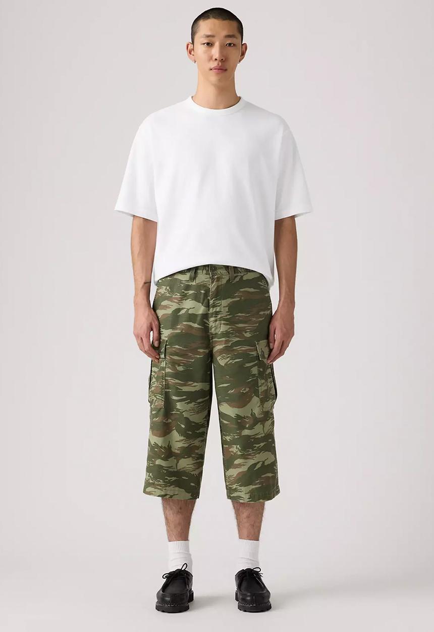 Levi’s® - 478 BAGGY CAPRI UTILITY ABSTRACT LIZARD