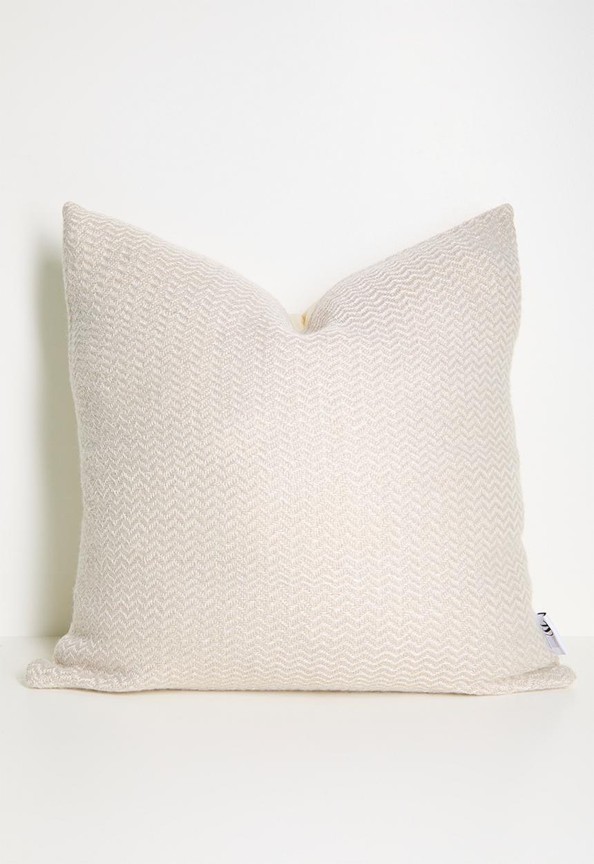 Sixth Floor - Blaze Outdoor/Indoor Geo Cushion Cover - Natural