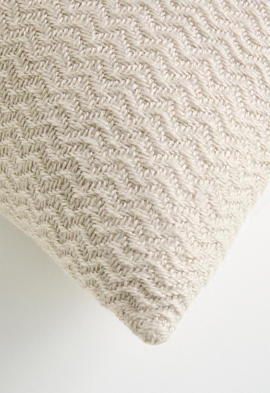 Sixth Floor - Blaze Outdoor/Indoor Geo Cushion Cover - Natural