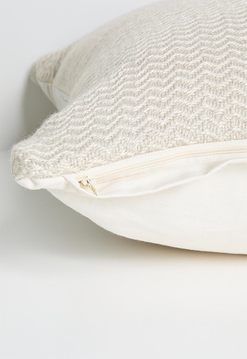 Sixth Floor - Blaze Outdoor/Indoor Geo Cushion Cover - Natural