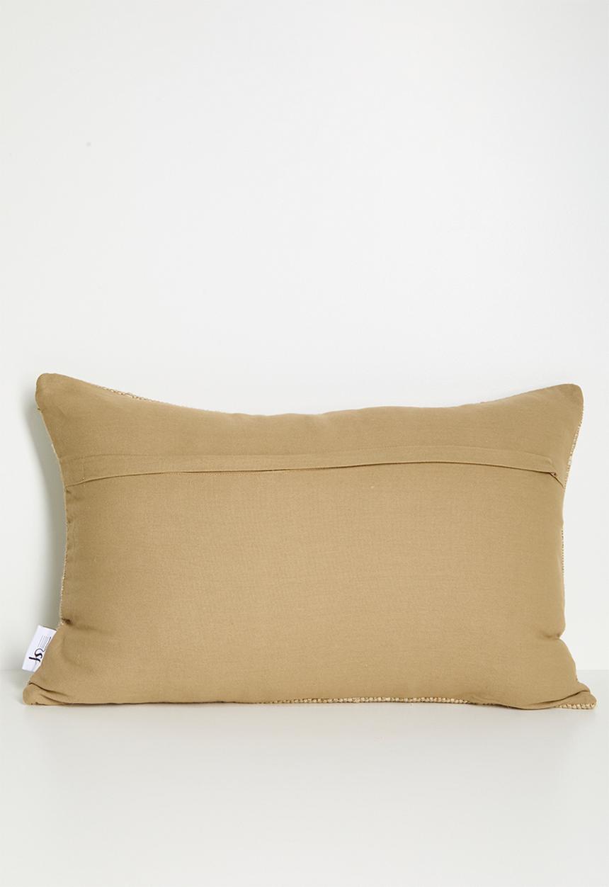 Sixth Floor - Fin Jute & Cotton Woven Cushion Cover - Natural