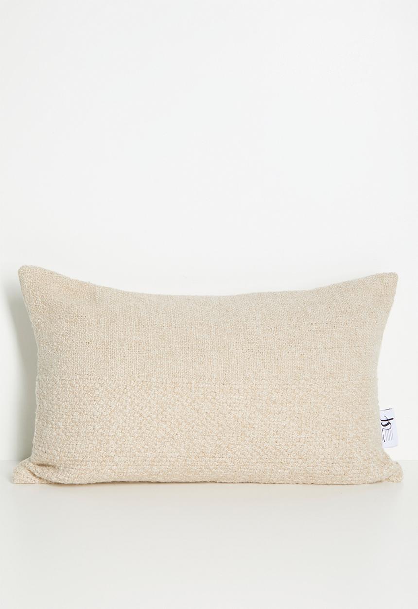 Sixth Floor - Gray Woven Cotton Scatter Cushion Cover Natural