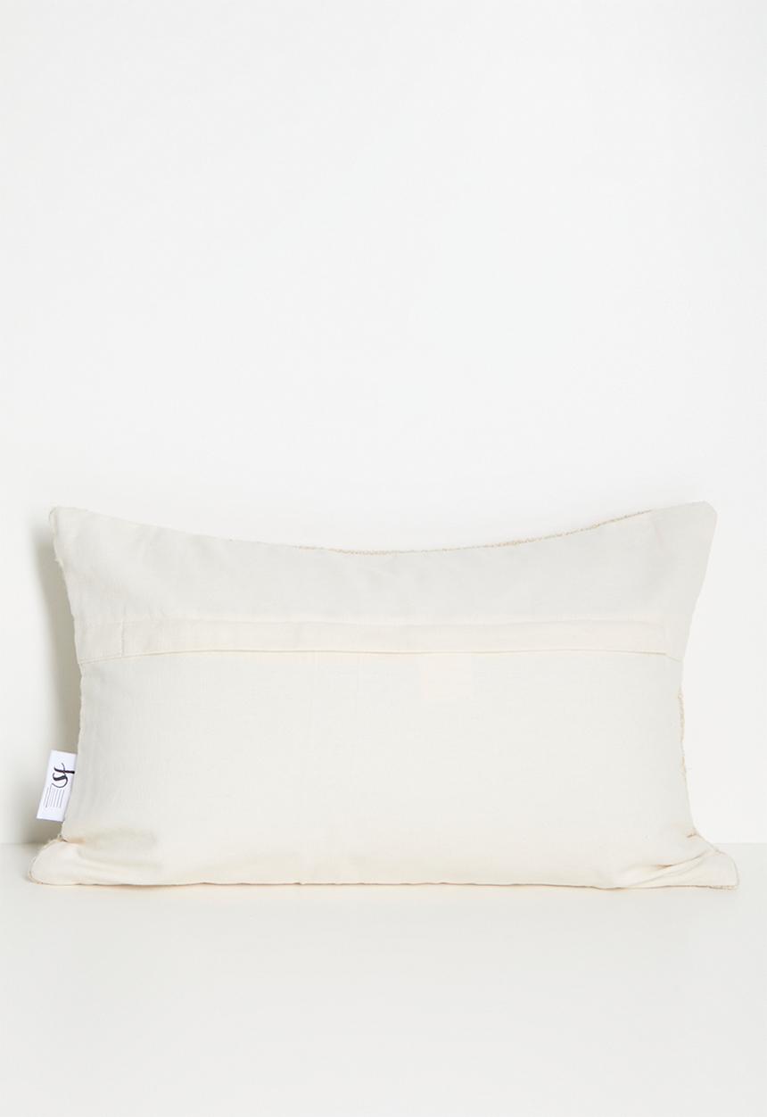 Sixth Floor - Gray Woven Cotton Scatter Cushion Cover Natural